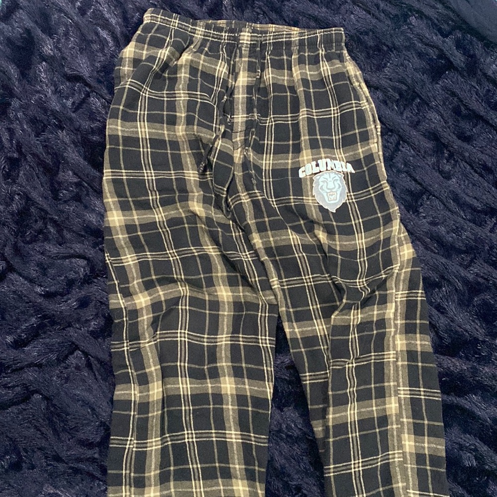 Columbia university flannel pajama pants